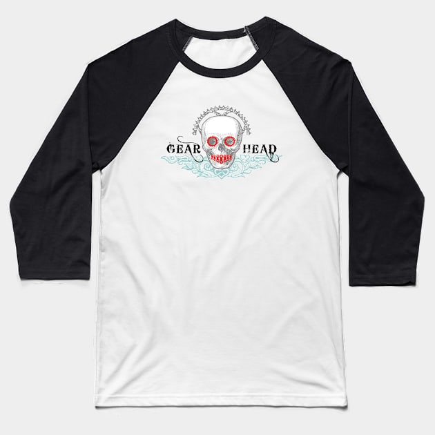 Gearhead Baseball T-Shirt by Nanoe